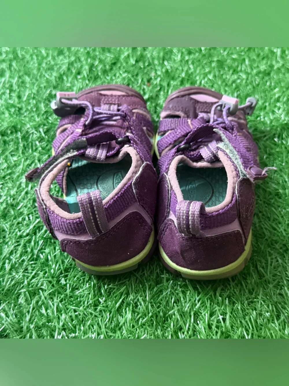 Kids‎ Purple Outdoor Sandals - KEEN Style Size 8